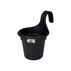 elho Green Basics Easy Hanger S 26 - Planter for Balcony & Outdoor - Ø 26.5 x H 25.5 cm - Black/Living Black