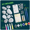 Dan&Darci Kids Rock Painting Kit - Glow in The Dark