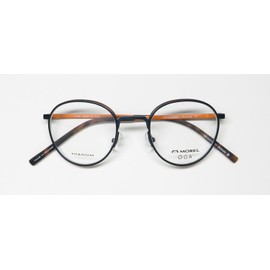 Oga 10162o Titanium Full-Rim Made In France European Rare Eyeglass Frame/Glasses [48-22-145, blue/brown]