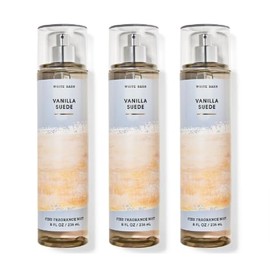 Bath and Body [3 Pack] FINE FRAGRANCE MIST 8 fl oz / 236 mL (Packaging may Vary) (VANILLA SUEDE)