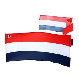 erda Liberty Stripe Pro Beach Recycled Polyester Rip-Stop 20 ft Lightweight Windscreen, Privacy Screen, Wind Blocker, Free Matching Shoulder Bag