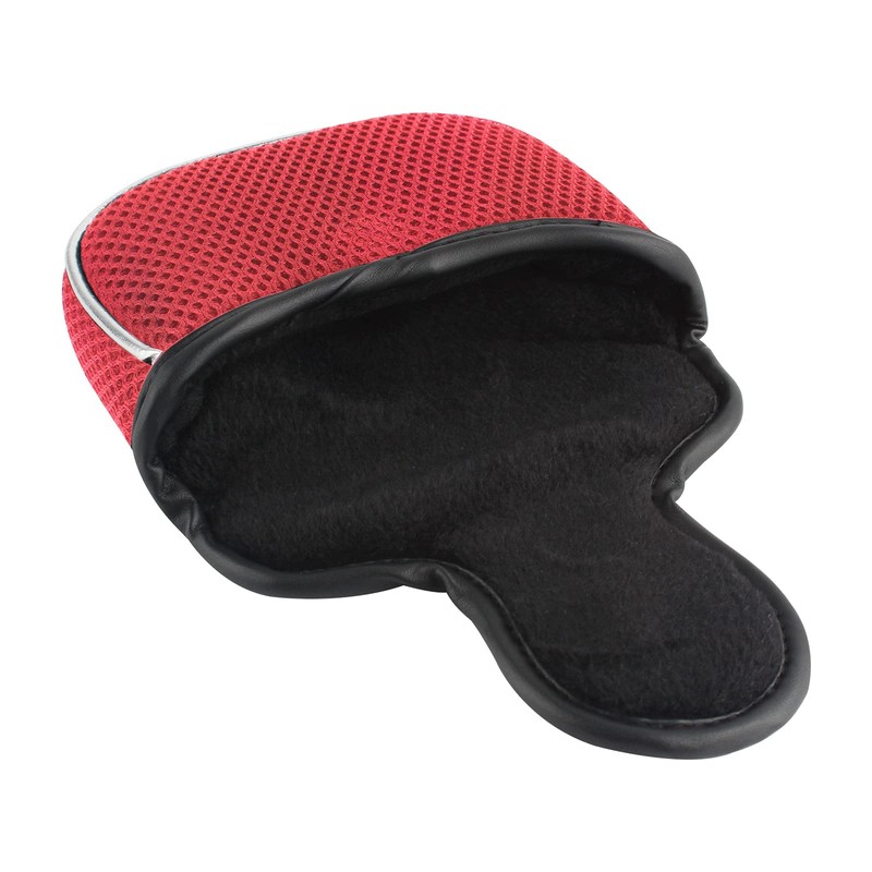Andux Golf Putter Cover Square Mesh Putter Headcover MT/TG14 (Red)