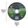 Truper ABT-419, Disco abrasivo para corte de piedra, alto rendimiento,