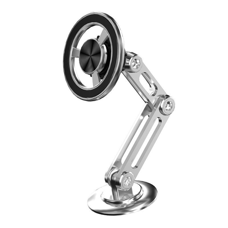 Magnetic Phone Holder for Car with Flexible Base Retractable Phone