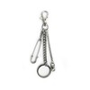Monoflux Clothing Pin Pendant Chain Key Ring