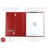 DELMON VARONE Writing Case with Notepad DIN A4 (80 Sheets)