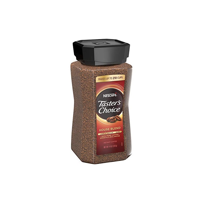 NESCAFE Taster's Choice Instant Coffee, House Blend (14 Ounce)