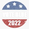 LAD Studio Vote Blue 2022 Election Sticker Bumper Sticker Vinyl