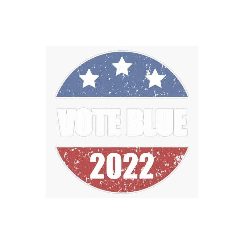 LAD Studio Vote Blue 2022 Election Sticker Bumper Sticker Vinyl