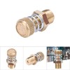 10PCS Brass Pneumatic Muffler BSPT Male Thread Solenoid Valve Silencer