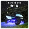 10L0L Golf Cart Underglow LED Light Strip Kit, 22 Modes