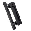 Sliding Barn Door Handle Flat Back Plate Double Sided Rectangular