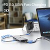 LIONWEI Laptop Docking Station 13 in 1 - Dual HDMI+DisplayPort+10Gbps,