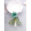(Style 3) - Aimimier Bridal Flower Hair Pins Magnolia Eucalyptus