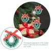 MAGICLULU 24Pcs Mini Artificial Christmas Wreath 1Inch Mini Christmas Wreaths
