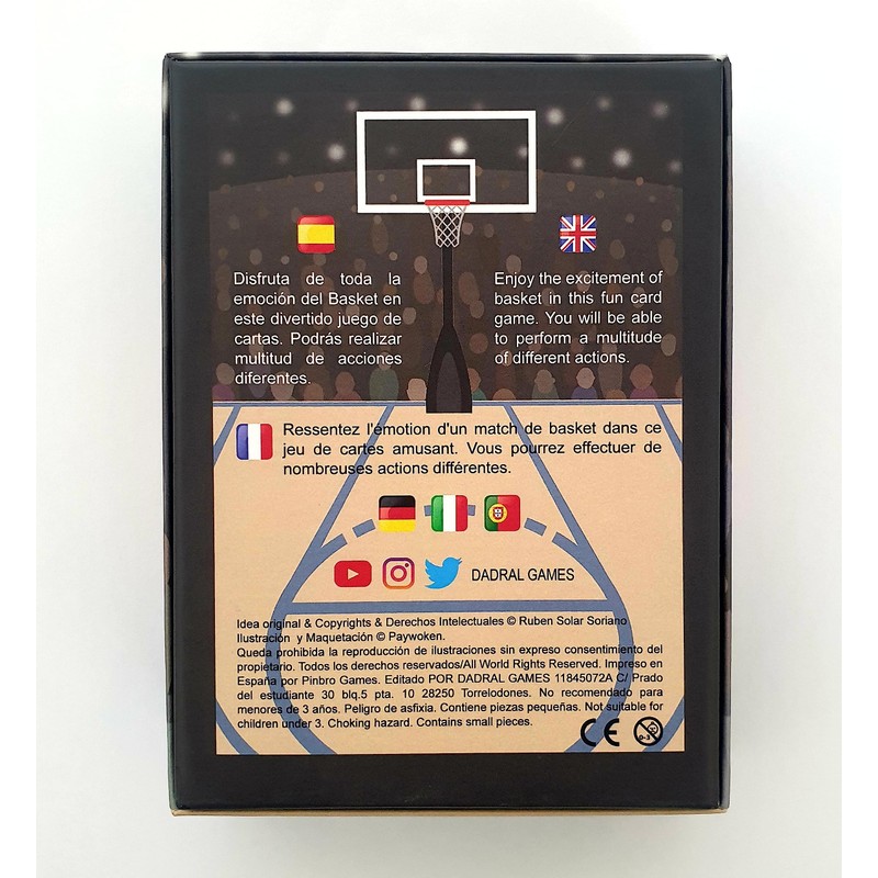 Dadral Games - BASKET Card Game | For the whole