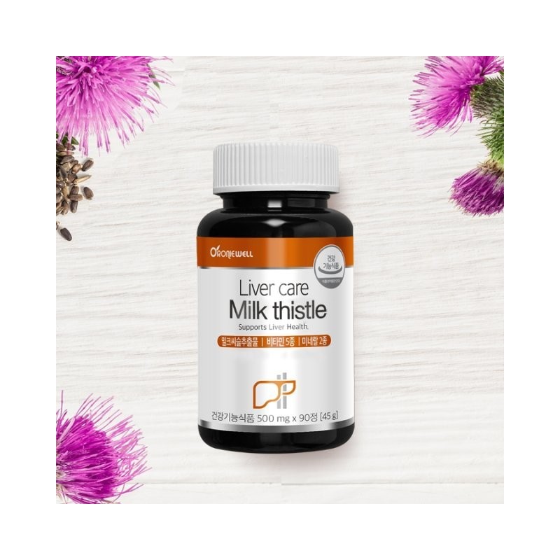 [Roniwell] Rivercare Milk Thistle 90 tablets, 2-pack gift set, none