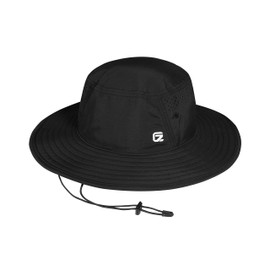 GADIEMKENSD UV Protection Bucket Hat for Men & Women, Wide Brim Sun Hats for Fishing Hiking, Breathable Quick-Dry Cooling Safari, Water-Repellent Bonnie Sunhat for Beach Garden Outdoor Black