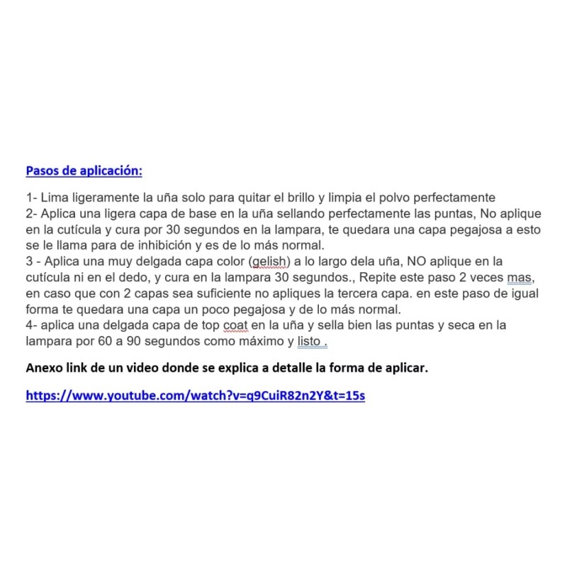 Rj Kit Gel Semipermanente 1 Gama+base+top+lima+aceite Cuticula