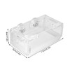 Acrylic Fish Food Feeder for Fish Tank Aquarium with Suction