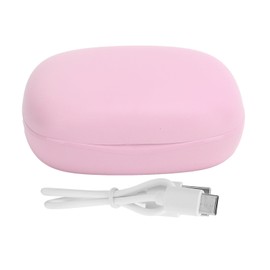 JS36 Wireless Bluetooth Headset Stereo Binaural Headset with Power Display Charging Case for MusicPink