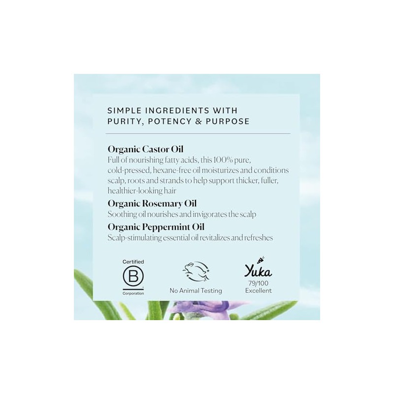 Sky Organics Aceite de Ricino Org?nico Usda con Aceite de