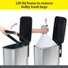 Glad Slim Trash Can with Clorox Odor Protection - Narrow