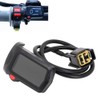 Motorcycle Speedometer Tachometer Waterproof LCD Display Digital Hour Meter Gauge