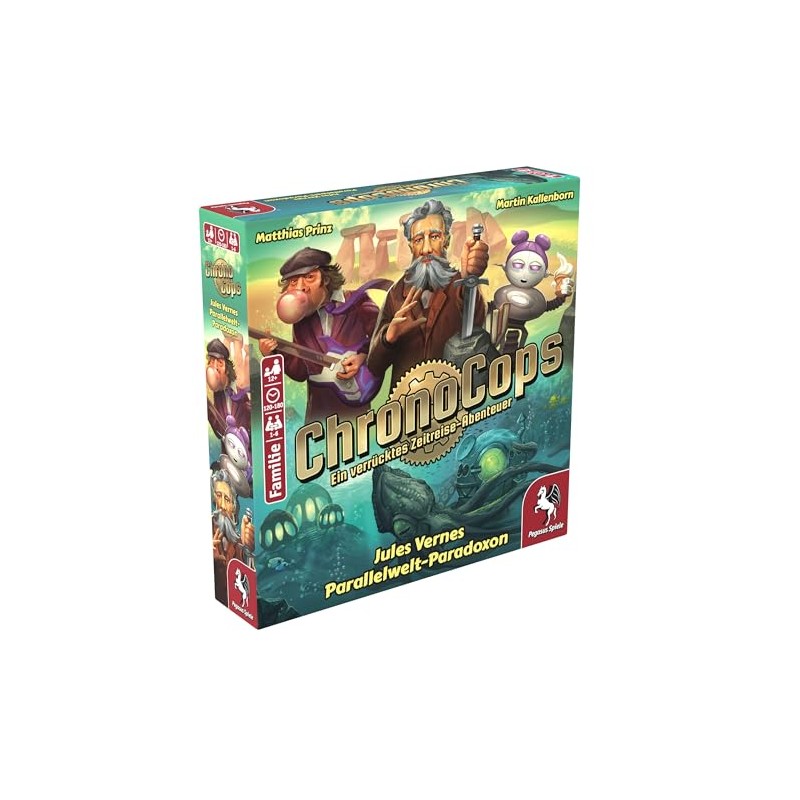 Pegasus Spiele 18192G ChronoCops - Jule Vernes Parallel World -