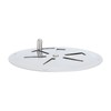 Cabin Ventilation Plate Marine Grade Stainless Steel Round Louver Vent