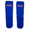 Yokkao Muay Thai Boxing Shin Guards Blue Cotton