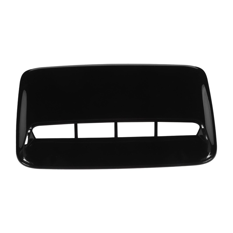 Hood Scoop Cover Universal for Automobile Modification Replacement RefurbishmentGlossy Black