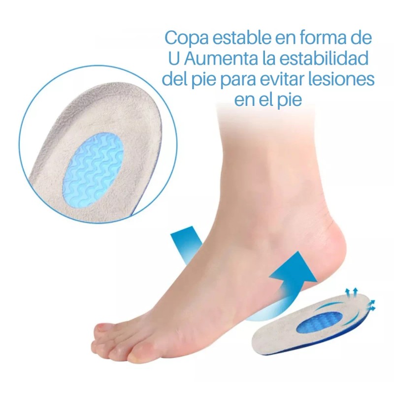 Veraly Talonera De Gel Para Descanso Dolor Talón Y Espolón