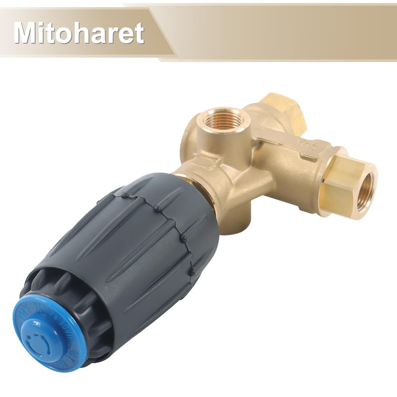 mitoharet 3650PSI Pressure Washer Regulator 8GPM 3/8 in FNPT Trapped