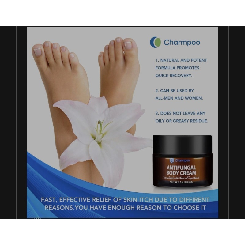 Charmpoo Treatment for Jock Itch,Ringworm, Psoriasis,Ecze