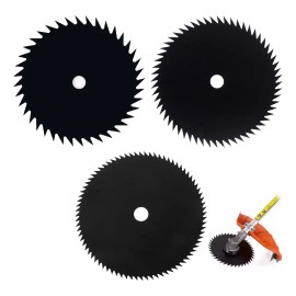 3pz Disco Sierra Corte 40/60/80 Dientes Para Desbrozadora