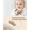 2 Packs Baby Teething Toy for 0-6 6-12 Months, Food
