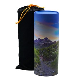 Casket Depot Saguaro Trail Adult Size Memorial Collection Scattering Tube, Biodegradable Urn for Scattering Ashes, Eco Urn (Large Adult 250 Cubic Inches)