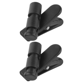 Angoily 2pcs Headphone Wire Clips Earphone Cord Organizers Microphone Cable Holders for Work Exercise and Travel Black