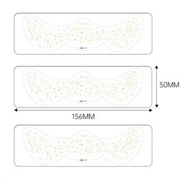 6 PCS Glitter Freckles Face Tattoo Stickers – Sparkle Freckles Makeup Patches, Face Glitter Glow Up Temporary Tattoos for Cheek, Body – Shimmery Cosmetic Decals for Festival, Party (Golden-03)