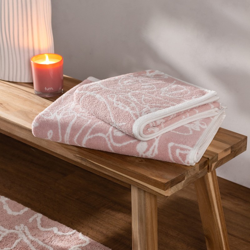 furn. Everybody Hand Towel, Cotton, Blush,50 x 85cm