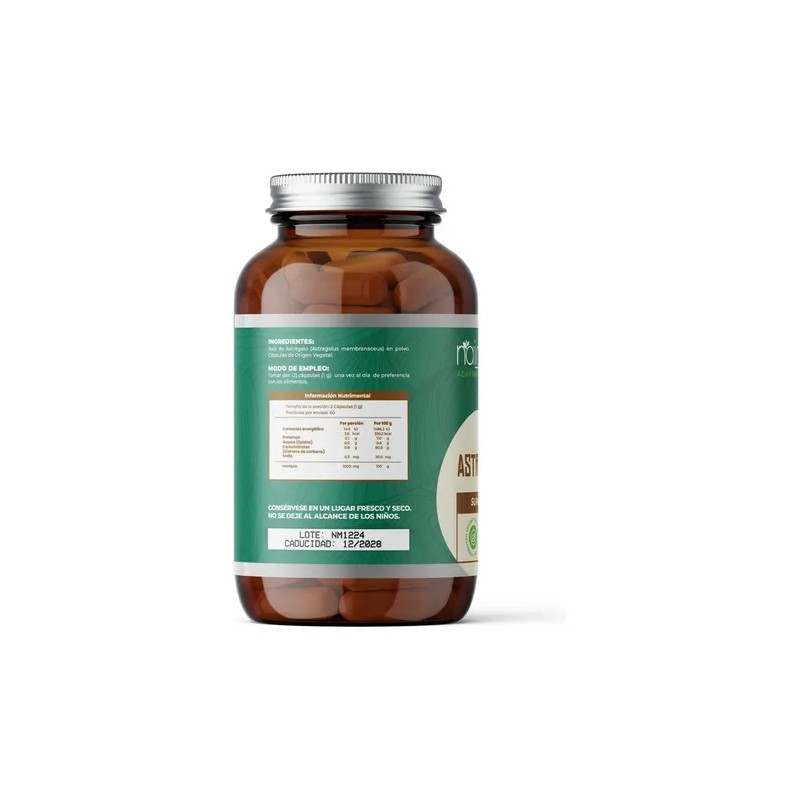 Astrágalo Adaptógeno Vegano en Cápsulas para Inmunidad y Energía