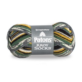 Patons Kroy Socks Yarn - (1) Super Fine Gauge - 1.75 oz - Greener Pastures Jacquard -