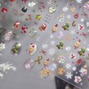 Christmas Nail Stickers Snowflake Snowman Nail Decals 5D Self Adhesive