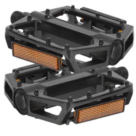 SUPVOX 1Pair Durable Slip Foot Treadles for Road Bikes Reflective Pedals Foot Boards for Enhanced Cycling Performance and Safety