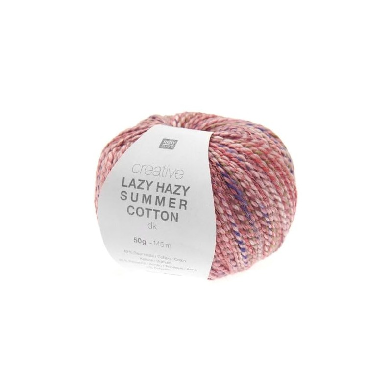 Rico Creative Lazy Hazy Summer Cotton DK 022 Berry