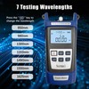 Flylin Fiber Optical Power Meter, Handheld Cable Tester with Visual