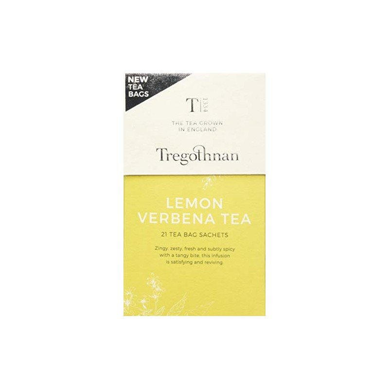 Tregothnan Lemon Verbena Tea 21 Sachet Box
