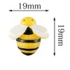 JIHUOO Pack of 30 Bee Thumbtacks Pins Decorative Card Nail