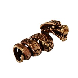 NKlaus beard bead hair bead DACO dragon bronze curly bead 6385